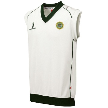 Indian Gymkhana CC - Sleeveless Sweater Green Trim