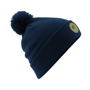 INDIAN GYMKHANA Original Pom Pom Beanie : Navy